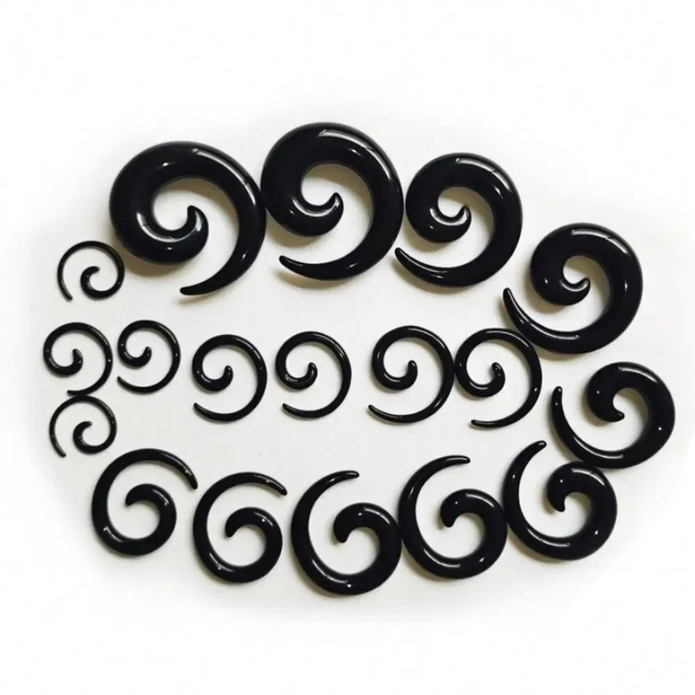 3for$20 9 sets Snail Ear Gauges Kit, Classic Fashionable Acrylic Ear  Stretchers